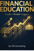 Financial Education e-book cover by 745 Consulting